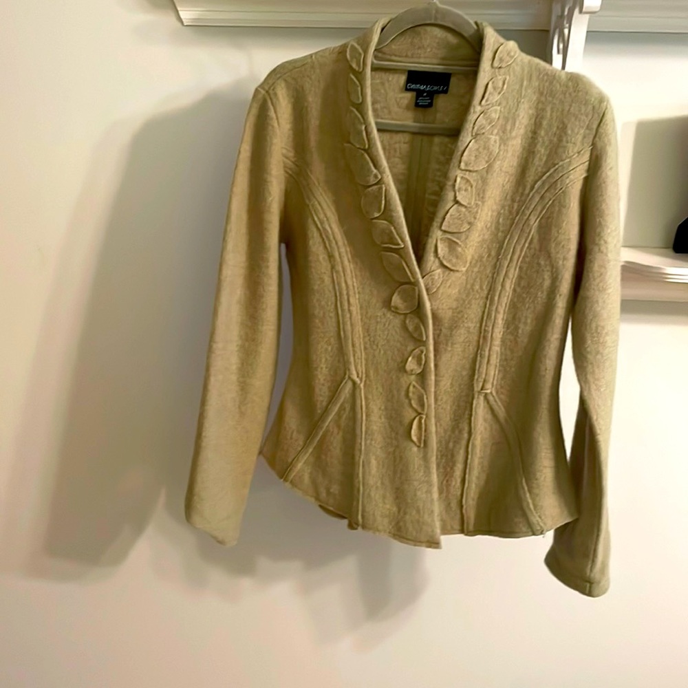 Boiled wool jacket